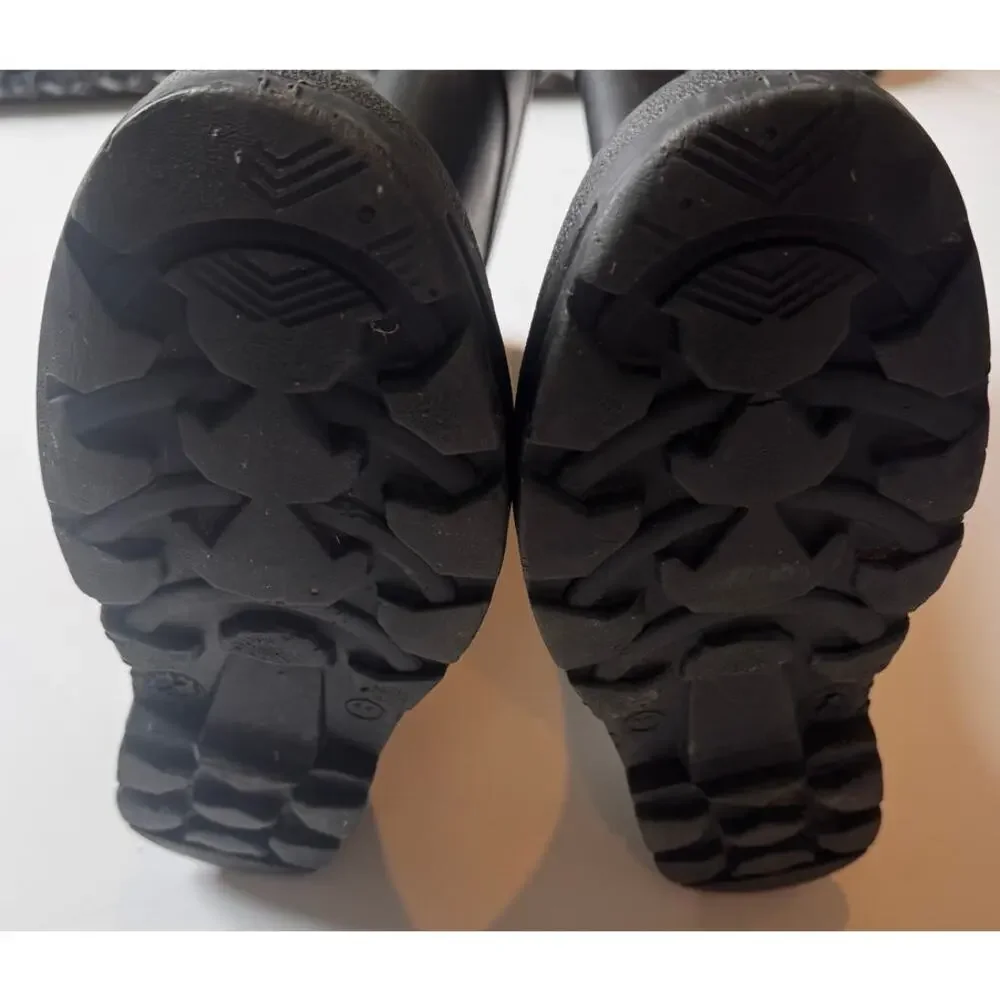 Servus Men's Rubber Work Boots USA Made Sz 11 Black